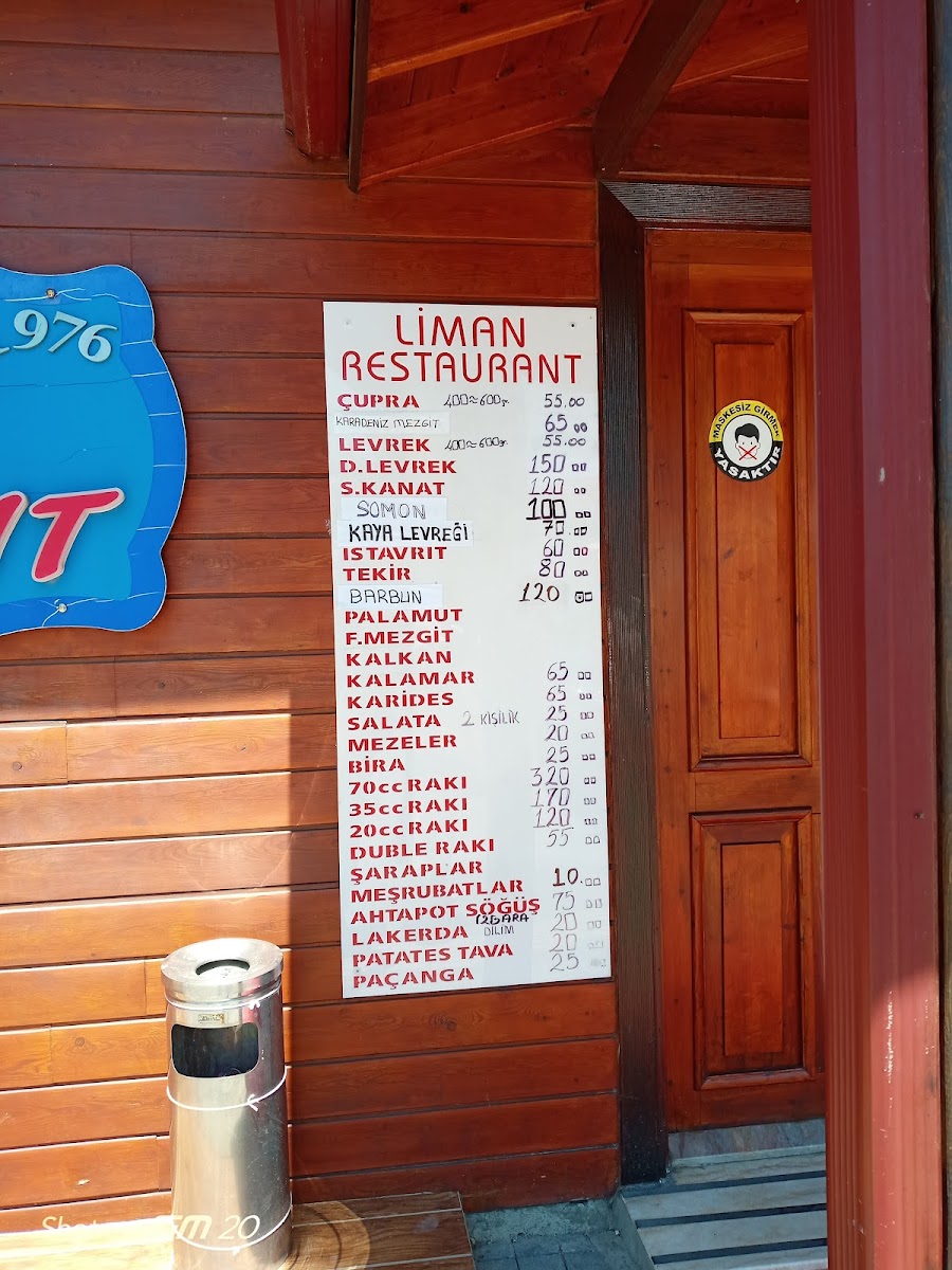 Menu Ağva Liman Restaurant-2