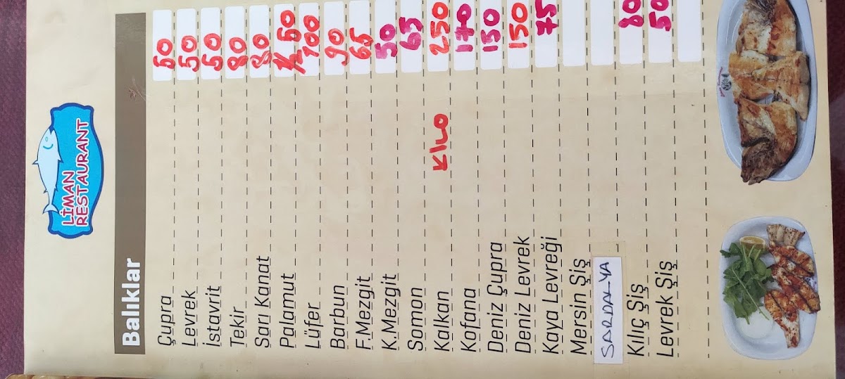 Menu Ağva Liman Restaurant-7